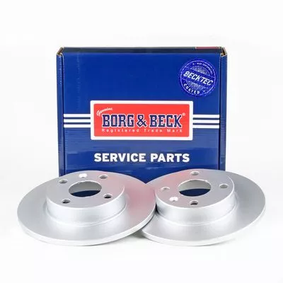 2x Rear Solid Brake Discs For Opel Vauxhall Corsa Tigra 240mm