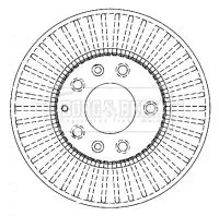 2x Front Vented Brake Discs For Mazda 6 283mm