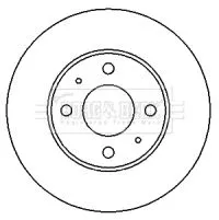 2x Front Vented Brake Discs For Hyundai Accent 241mm