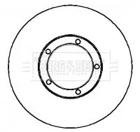 2x Front Vented Brake Discs For Lexus Toyota Land Cruiser 100 Lx 313mm