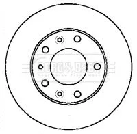 Borg and Beck Borg and Beck BBD4351 2x Front Vented Brake Discs For Mazda 323 F 6 626 Premacy 274mm 