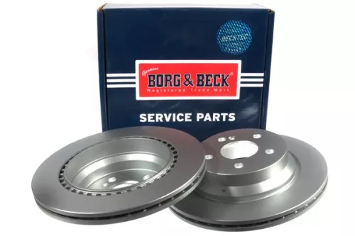 2x Rear Vented Brake Discs For Mercedes Cls E-class Glk-class 300mm