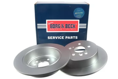 2x Rear Solid Brake Discs For Toyota Rav 4 303mm