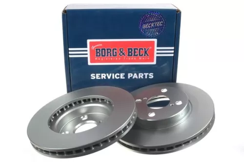 2x Front Vented Brake Discs For Toyota Corolla Prius 255mm