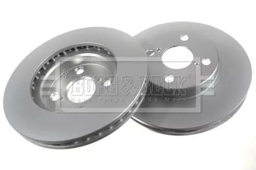 Borg and Beck Borg and Beck BBD4379 2x Front Vented Brake Discs For Toyota Corolla Prius 255mm 