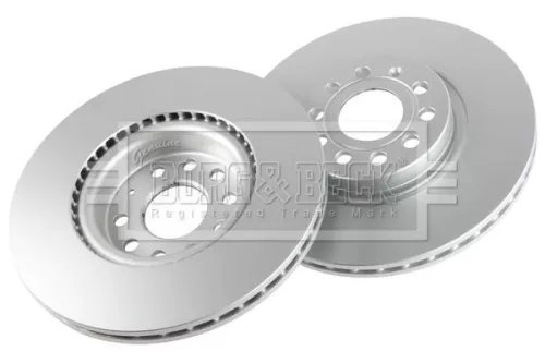 Borg and Beck Borg and Beck BBD4383 2x Front Vented Brake Discs For Audi Buick Cupra Ford Seat Skoda Vw A1 A3 A3 All 