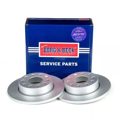 2x Rear Solid Brake Discs Fits Audi Seat Skoda Vw A3 Altea Xl Caddy Golf Golf Pl