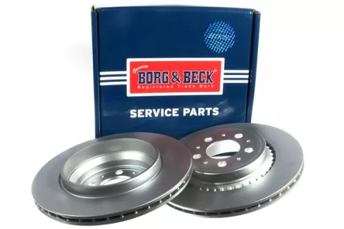 2x Rear Vented Brake Discs For Volvo Xc90 308mm