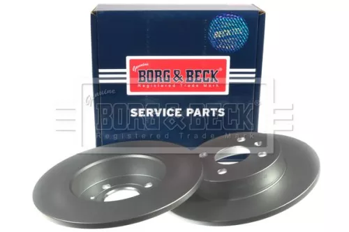 2x Rear Solid Brake Discs For Opel Vauxhall Astra Combo Combo Tour Meriva 264mm