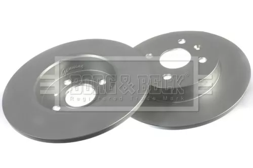 Borg and Beck Borg and Beck BBD4394 2x Rear Solid Brake Discs For Opel Vauxhall Astra Combo Combo Tour Meriva 264mm 