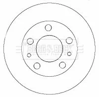 Borg and Beck Borg and Beck BBD4415 2x Rear Solid Brake Discs For Iveco Daily 276mm 
