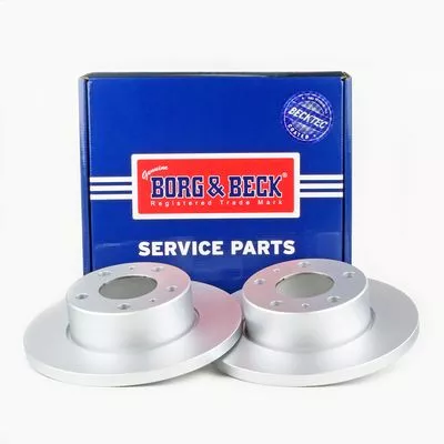 2x Rear Solid Brake Discs For Iveco Daily 276mm