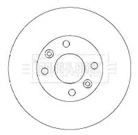 2x Front Vented Brake Discs Fits Kia Carens 280mm