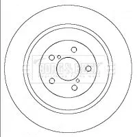 2x Rear Vented Brake Discs For Subaru Impreza 316mm
