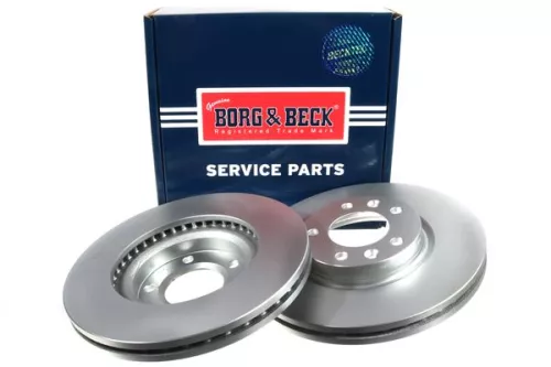 2x Front Vented Brake Discs For Peugeot 407 283mm