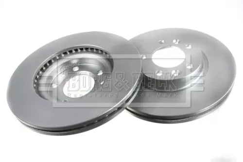 Borg and Beck Borg and Beck BBD4443 2x Front Vented Brake Discs For Peugeot 407 283mm 