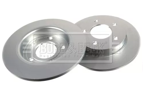 Borg and Beck Borg and Beck BBD4448 2x Rear Solid Brake Discs For Mazda 3 265mm 