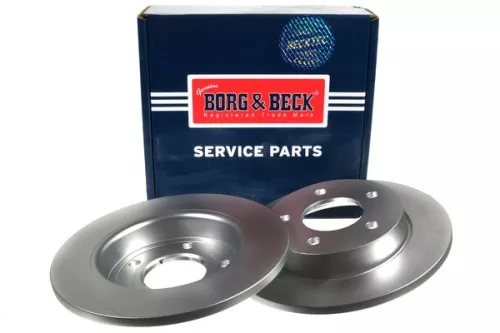 2x Rear Solid Brake Discs For Mazda 3 265mm