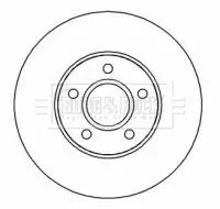 Borg and Beck Borg and Beck BBD4451 2x Front Vented Brake Discs For Ford Volvo C-max C30 C70 Focus Focus C-max S40 V 