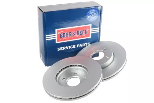 2x Front Vented Brake Discs For Ford Volvo C-max C30 C70 Focus Focus C-max S40 V
