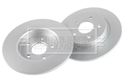 Borg and Beck Borg and Beck BBD4453 2x Rear Solid Brake Discs For Ford Volvo C-max C30 C70 Focus Focus C-max S40 V40 