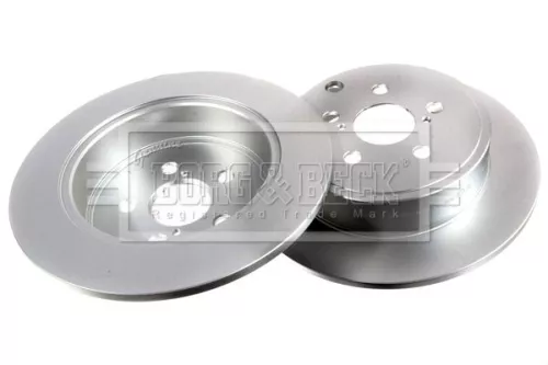 Borg and Beck Borg and Beck BBD4460 2x Rear Solid Brake Discs For Toyota Avensis 280mm 