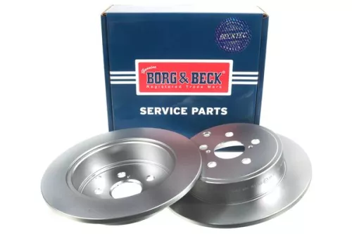 Borg and Beck Borg and Beck BBD4460 2x Rear Solid Brake Discs For Toyota Avensis 280mm 