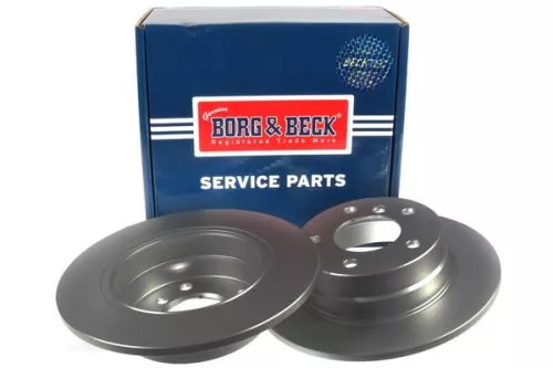 2x Rear Solid Brake Discs Fits Bmw 1 Series 280mm