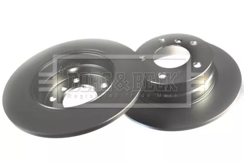 Borg and Beck Borg and Beck BBD4465 2x Rear Solid Brake Discs For Bmw 1 Series 280mm 