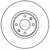2x Front Vented Brake Discs For Alfa Romeo Citroën Ds Ds (Capsa) Jeep Opel Peuge