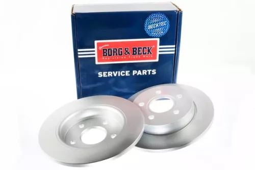 2x Rear Solid Brake Discs Fits Ford C-max Focus Focus C-max 265mm