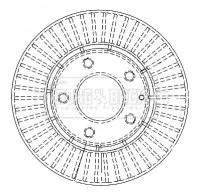 2x Front Vented Brake Discs For Mazda Mpv Xedos 9 273mm