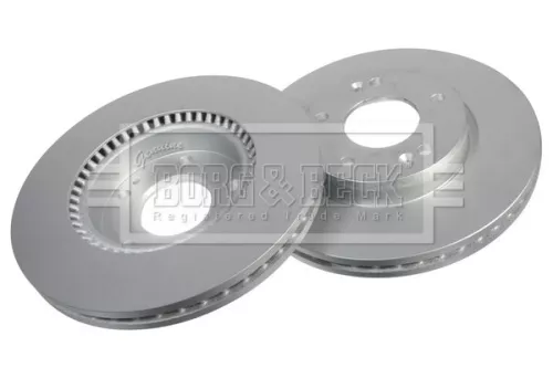 Borg and Beck Borg and Beck BBD4495 2x Front Vented Brake Discs For Hyundai Kia Carens Coupe Magentis Pro Cee'd Sona 