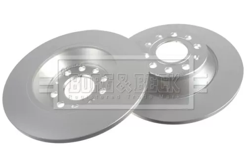 Borg and Beck Borg and Beck BBD4507 2x Rear Solid Brake Discs For Audi A6 302mm 