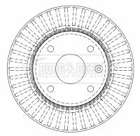 2x Front Vented Brake Discs For Chevrolet Daewoo Lacetti Nubira Rezzo 256mm