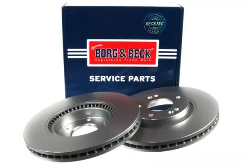 Borg and Beck Borg and Beck BBD4523 2x Front Vented Brake Discs For Hyundai Kia Carens Grandeur I40 Ix35 Optima Pro  