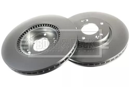 Borg and Beck Borg and Beck BBD4523 2x Front Vented Brake Discs For Hyundai Kia Carens Grandeur I40 Ix35 Optima Pro  