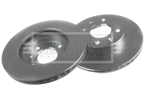 Borg and Beck Borg and Beck BBD4528 2x Front Vented Brake Discs For Hyundai Kia I10 Picanto 241mm 