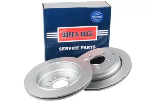2x Rear Vented Brake Discs For Land Rover Discovery Range Rover Sport 325mm