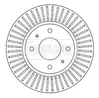 2x Front Vented Brake Discs For Mitsubishi Galant Lancer 276mm