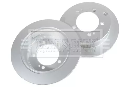 Borg and Beck Borg and Beck BBD4556 2x Rear Solid Brake Discs For Mitsubishi Eclipse Pajero Pinin Pajero Sport 262mm 
