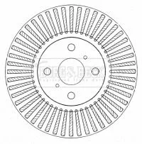 2x Front Vented Brake Discs Fits Perodua Toyota Alza Yaris Yaris / Vios 255mm