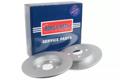 Borg and Beck Borg and Beck BBD4561 2x Rear Solid Brake Discs For Aston Martin Toyota Cygnet Iq Yaris 259mm 