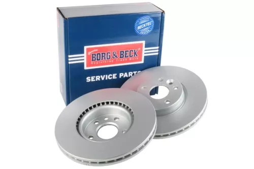 2x Front Vented Brake Discs For Ford Land Rover Volvo 300mm