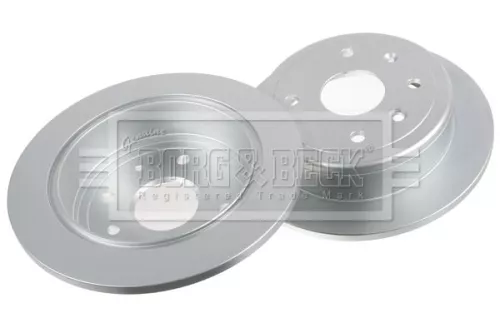 Borg and Beck Borg and Beck BBD4582 2x Rear Solid Brake Discs For Chevrolet Daewoo Lacetti Nubira Optra 258mm 