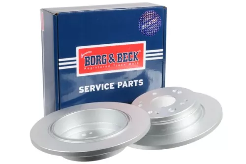 Borg and Beck Borg and Beck BBD4590 2x Rear Solid Brake Discs For Honda Fr-v Stream 282mm 