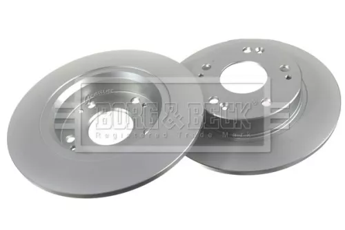 Borg and Beck Borg and Beck BBD4598 2x Rear Solid Brake Discs For Honda Civic 260mm 