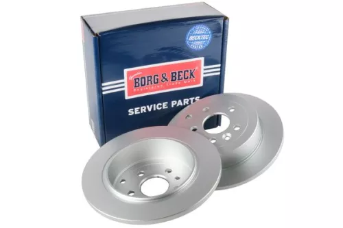 Borg and Beck Borg and Beck BBD4599 2x Rear Solid Brake Discs For Land Rover Freelander 2 302mm 
