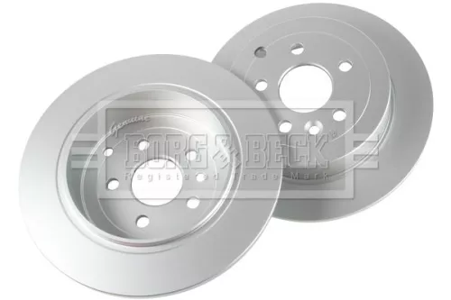 Borg and Beck Borg and Beck BBD4599 2x Rear Solid Brake Discs For Land Rover Freelander 2 302mm 