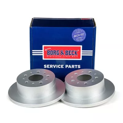 2x Rear Solid Brake Discs For Citroën Fiat Opel Peugeot Vauxhall Boxer Ducato Ju